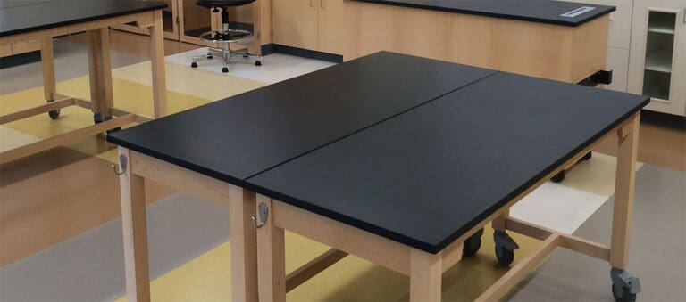 Split Level Lab Table Custom Lab Tables | Laboratory Tables